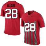 NCAA Ohio State Buckeyes Men's #28 Jordan Leasure Throwback Nike Football College Jersey HAD5645NC